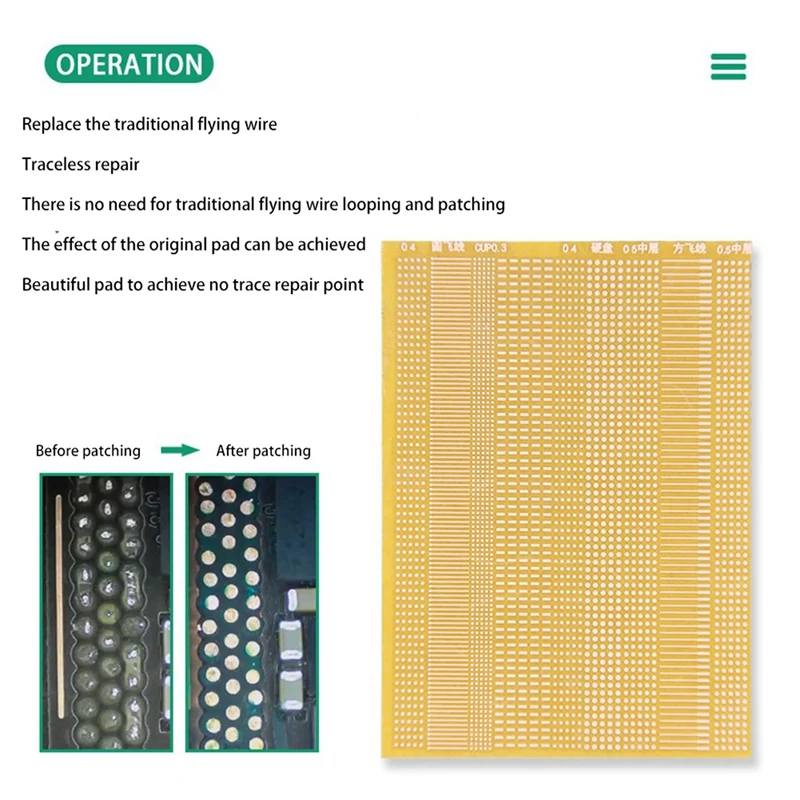 2X 3 In 1 Soldering Lugs+Needle Welding Repairing Tools Piece Rework Pad Welding Point For Phones IC Pad Touch BGA PCB