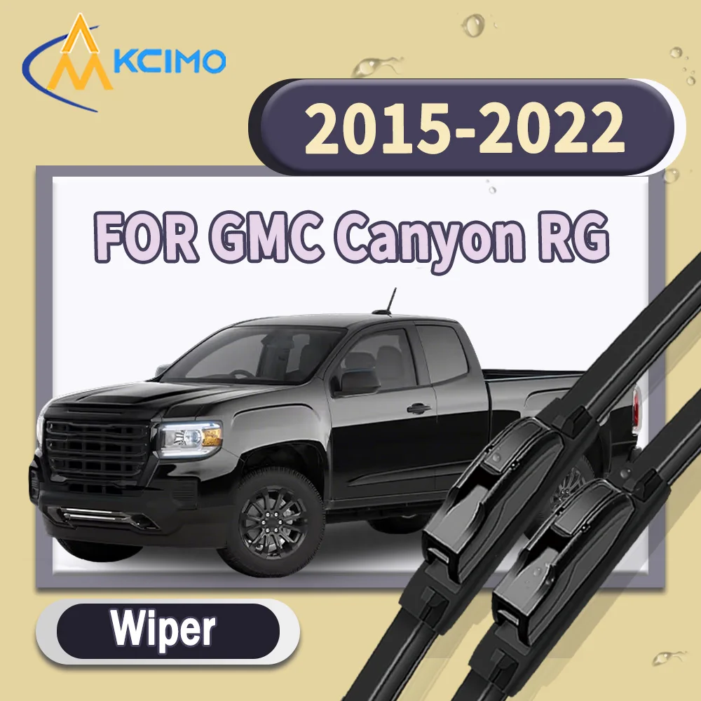 

High Quality Silent 2pcs Windscreen Car Rain Brush Front Windshield Auto Wipers Perfect Fit for GMC Canyon RG 2015-2022