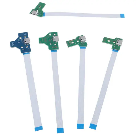 1 पीसी नया 100% ब्रांड न्यू यूएसबी चार्जिंग पोर्ट सॉकेट सर्किट बोर्ड 12 पिन जेडीएस 011 030 040 PS4 नियंत्रक के लिए 10 best sales ps4 भागों - №9