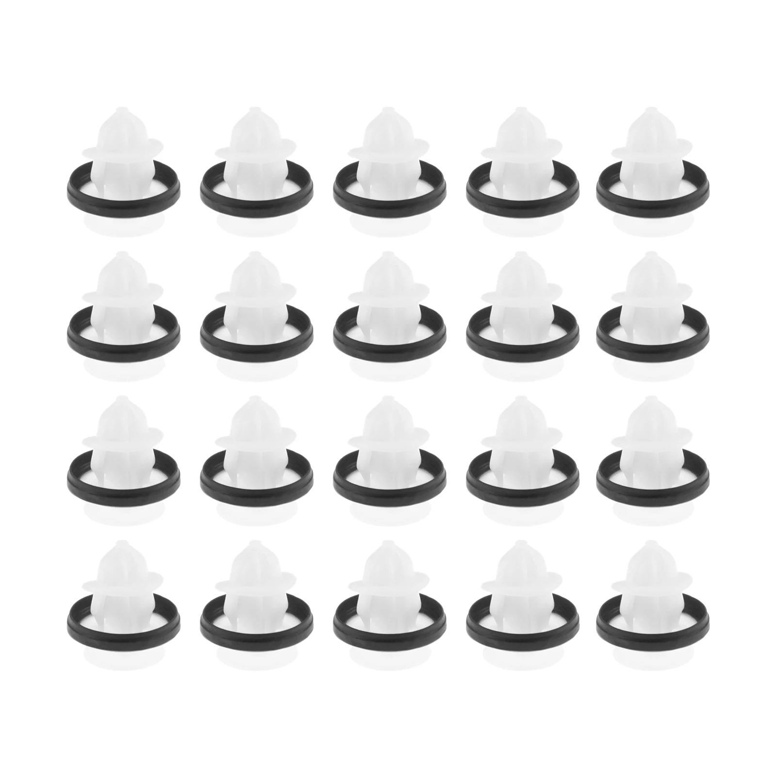 20Pcs Auto Fender Wheel Eyebrow Trim Buckle Fixing Clip for Toyota 67773-0E020 for Tesla 1117701-00-A for Chrysler 68145437AA