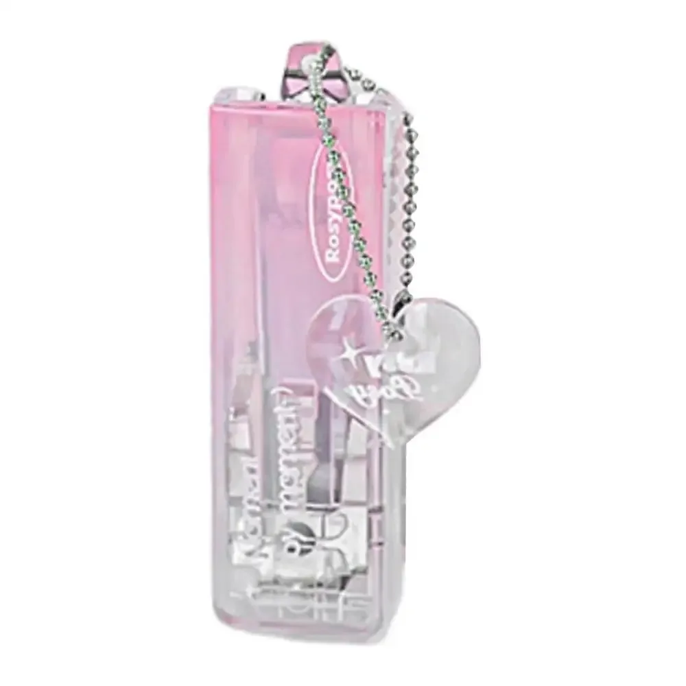 Bookbinding Tool Transparent Mini Stapler Lightweight Clamp Stapler Gradient Stapler Portable Creative Mini Stapler Simplicity