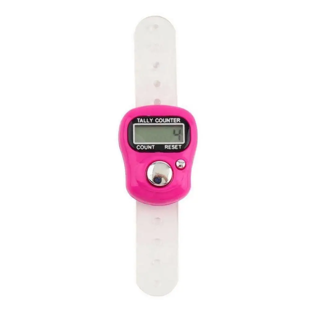 Mini Electronic Finger Counter Hand Tally Clicker Counter Ring Digital Counters Knitting Row Counter New image 5