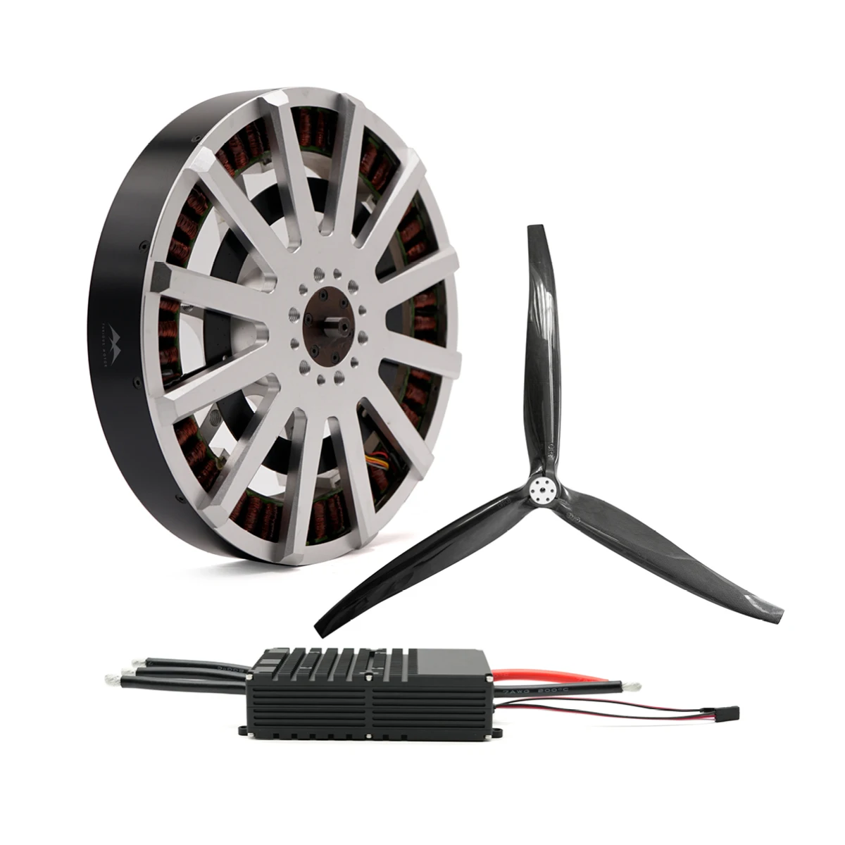 98KG Thrust Propulsion System with 23850 Electric Brushless Motor and ESC and Propeller for Electric Paramotor and Paraglider
