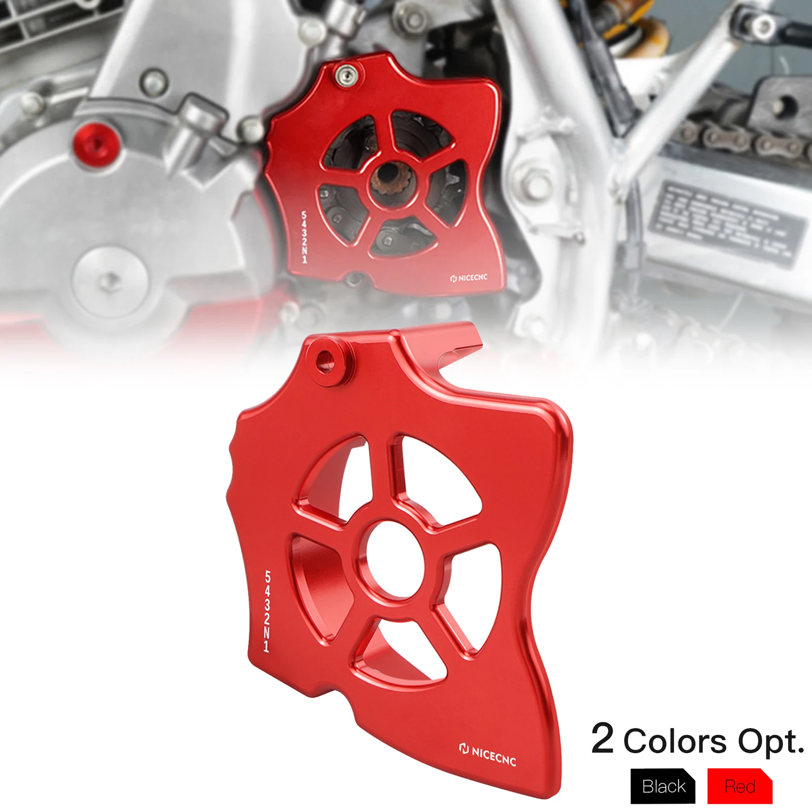 

For Honda XR650L XR 650L 650 L 1993-2024 2023 2022 2021 2020 Motorcycle 15 Teeth Chain Sprocket Cover Guard Protector Aluminum