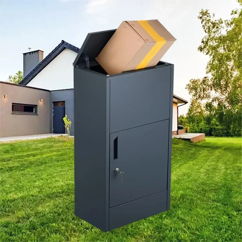 Door Courier Cabinet Large Self-pickup Cabinet Outdoor Anti-theft Parcel Box Shop Villa Storage Cabinet Outdoor Waterproof Spot