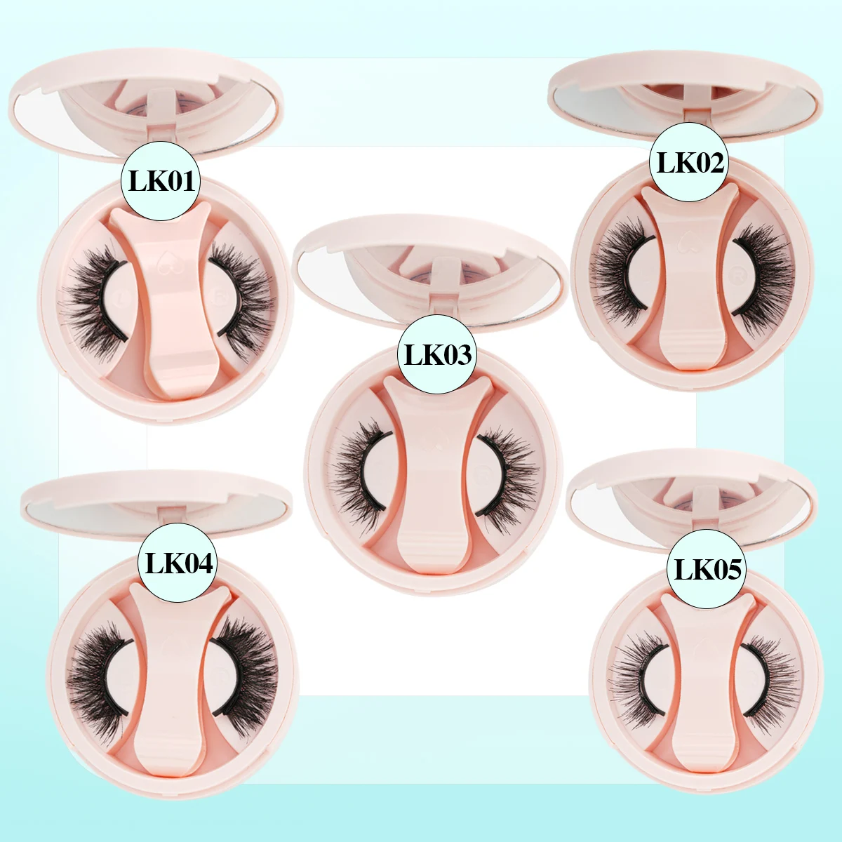 1 Pair Cat Eye Magnetic Eyelashes Set Natural Light Eyelash Extension Tools Reusable False Eyelashes With Tweezers Makeup New
