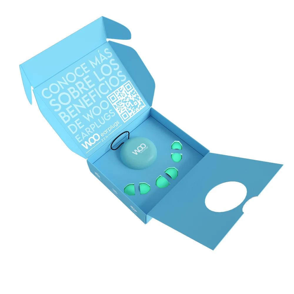 Ear Protection WOO Earplugs for Sleeping Travelling Working Noise Reduction Rate 30 Decibles