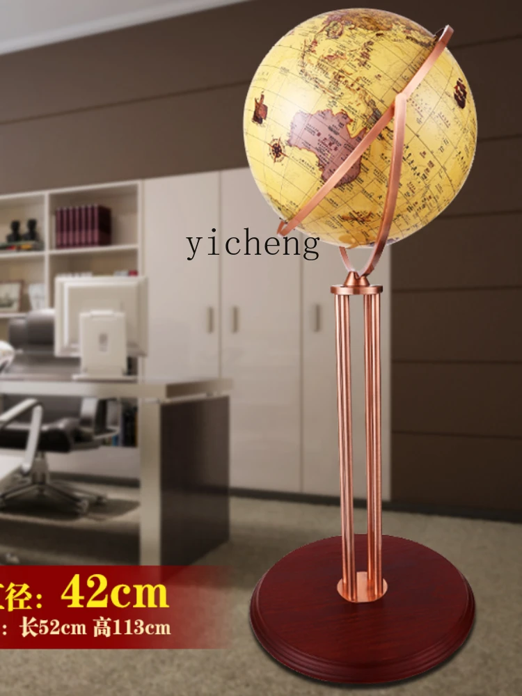 ZK Globe Ornament Creative Majestic Living Room Floor Crafts Housewarming Opening-up Gifts