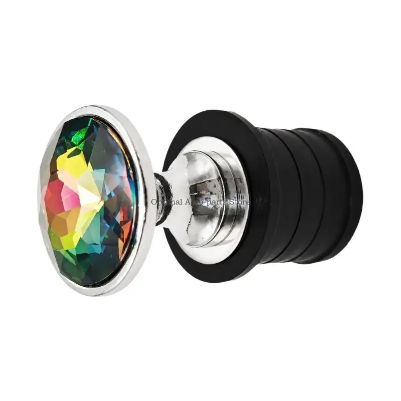 Twist-to-Expand Marine Drain Plug with Multicolor Knob Accent and Direct Boat Drain Opening, 1.25Inch Diameter for Daily