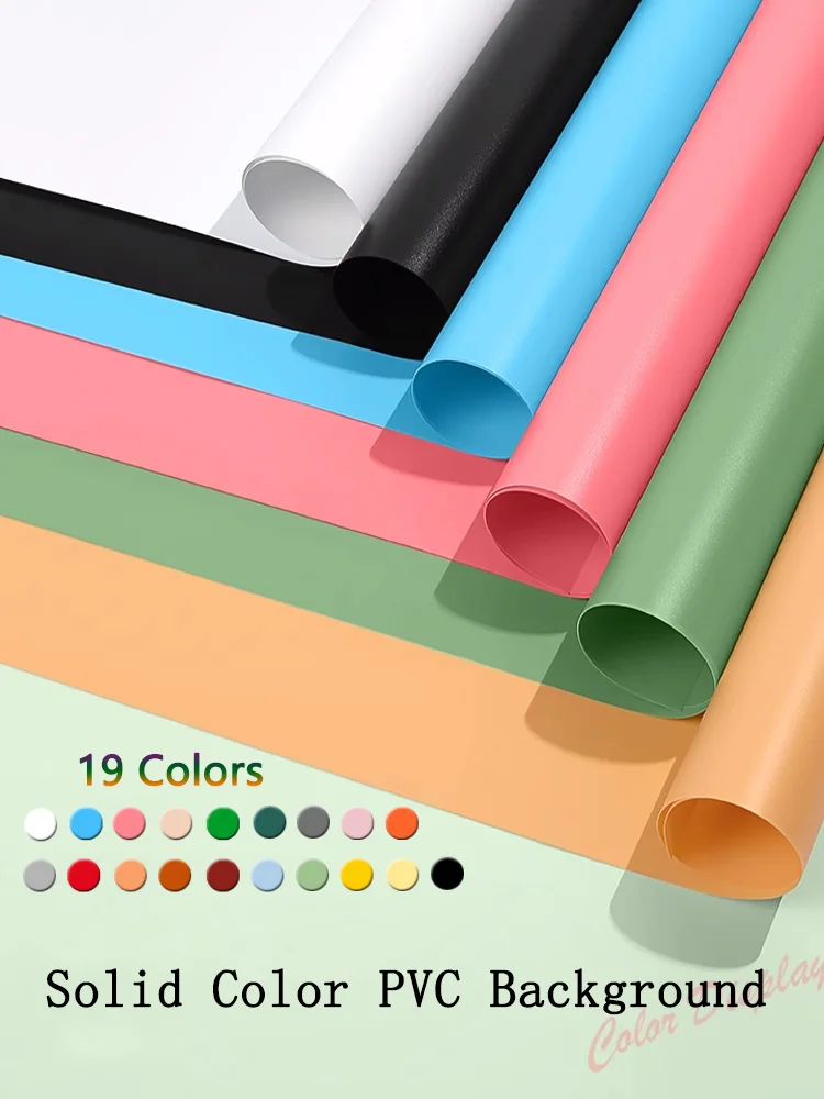 Solid Color PVC Background for Photographers Photographic Product Photoshoot Backdrops Reflective Photo Photography Accessories