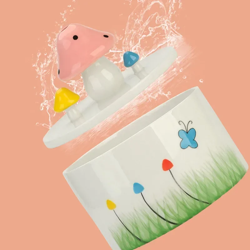 Pet ceramica fontana per gatti alimentatore automatico ciotola fontana per gatto bere circolatore distributore filtro per bevitori gatti