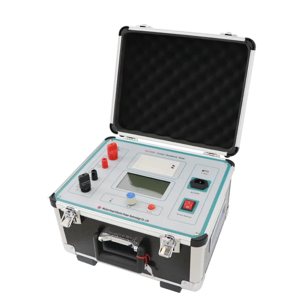 HLY China Factory Sales Direct contactweerstandstester 100A 200A micro-ohmmeter