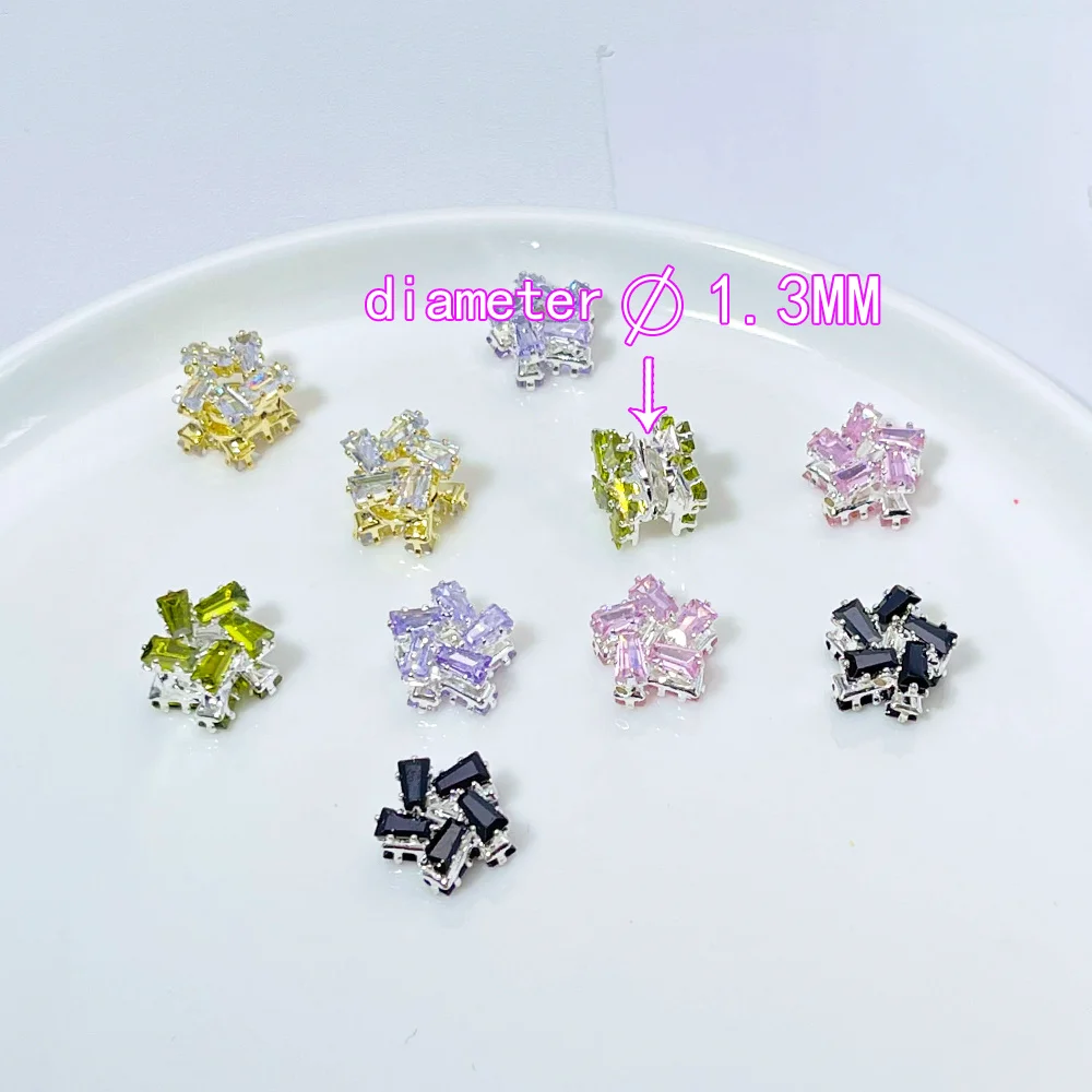 Cordial Design 50 Uds. Cuentas de cobre de 12*12MM/hechas a mano/hallazgos y componentes de joyería/efecto de diamantes de imitación/forma de flor/cuentas DIY # 18669