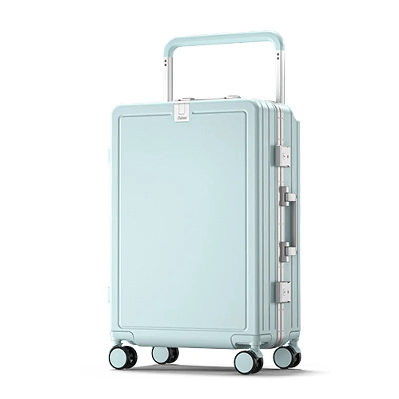 

Aluminum Frame Luggage Wide Trolley Case 24/26inch Suitcase with USB charging and cup holder Reinforced Durable Travel Products