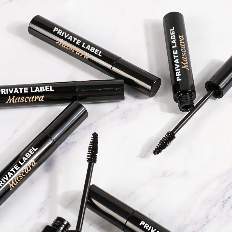 Curling Verlängerung dicke wasserdichte Private Label Mascara benutzer definierte Bulk Make-up kosmetische elegante Schönheit Fee Make-up in voller Größe