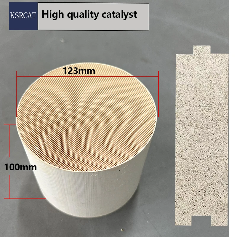 

123x100mm 400 600cpsi Automotive Exhaust System Pipe Catalytic Converter euro3 4 5 6 Three Way Catalytic Converter