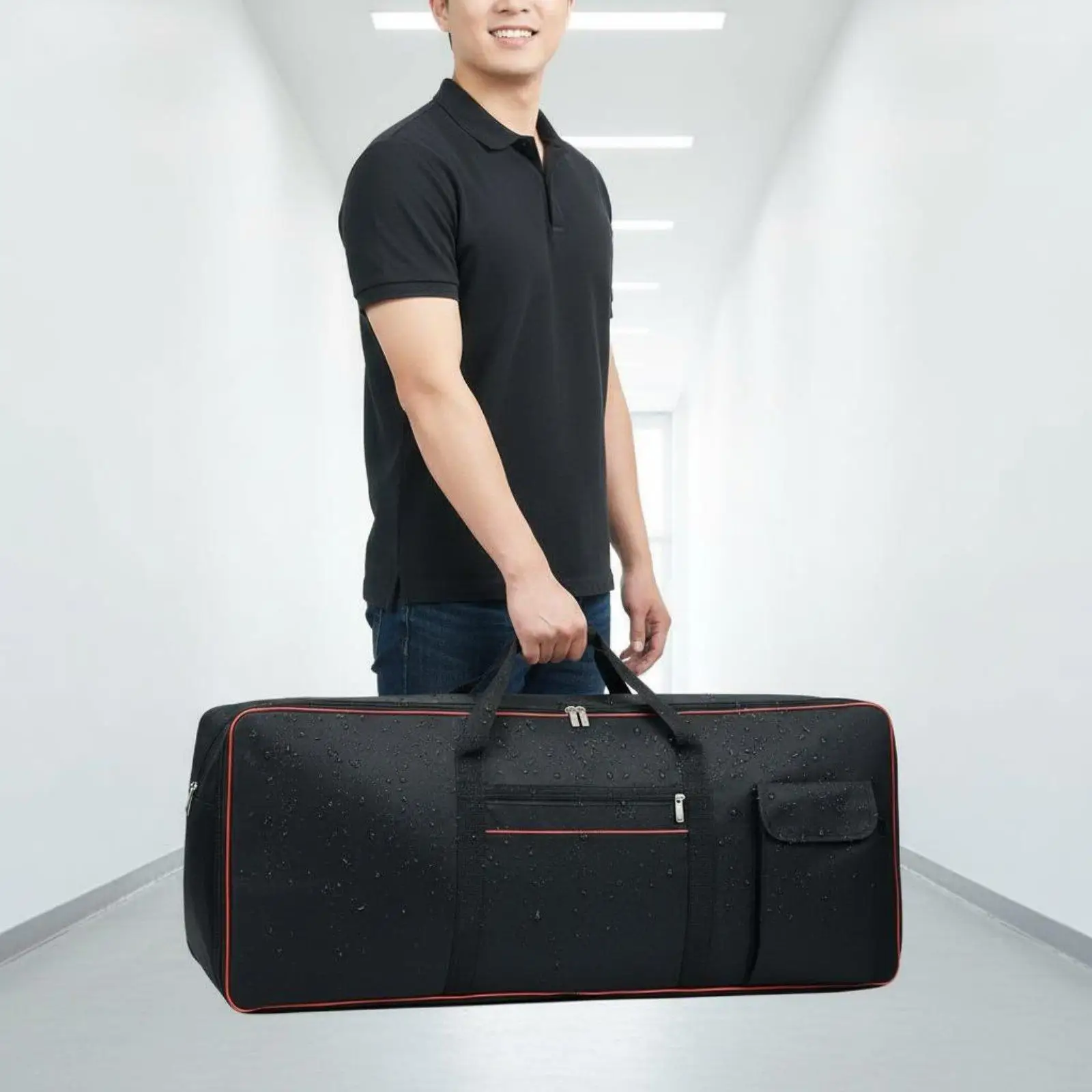 Electronic Piano Oxford Cloth Keyboard Bag Double Handle Backpack Storage Case for Studio Use