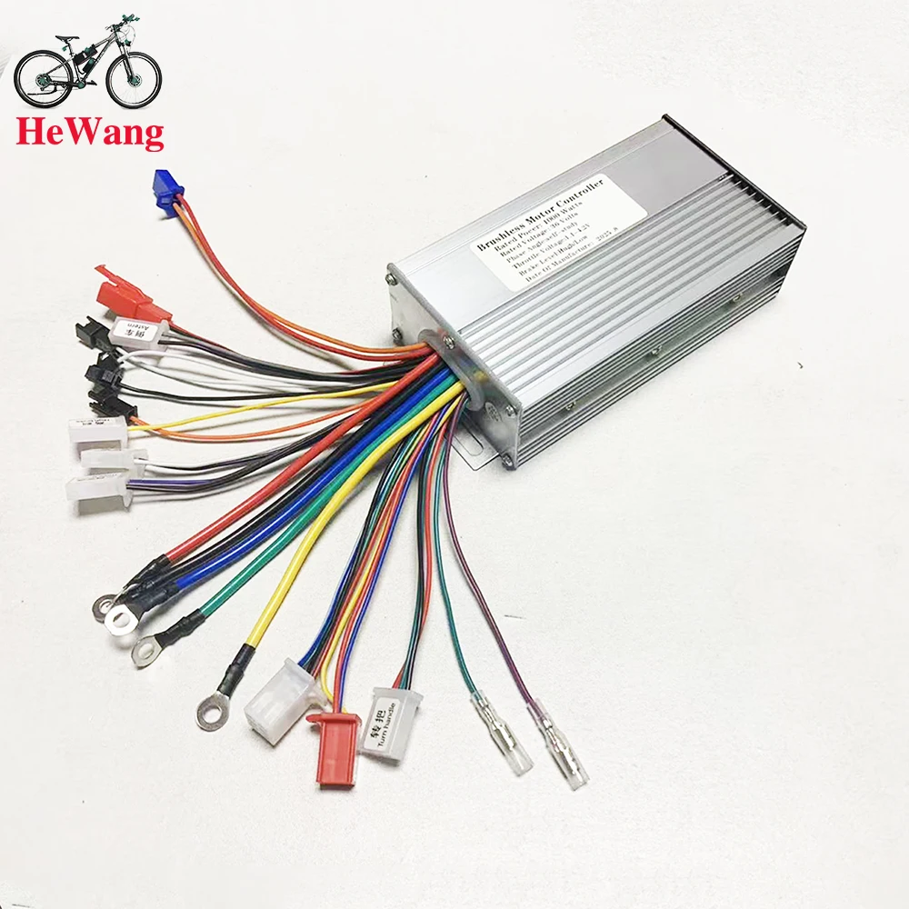 36V 1000W 30A Electric Bicycle  Brushless  Motor Controller with Lock LED Display Throttle Grip Set for Electric Scooters