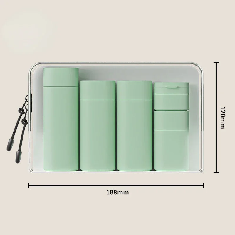 Nordic Color hose dispenser Travel Set Cosmetics Shampoo Bath Face Cream Lotion bottle Easy to carry Elegant Appearance