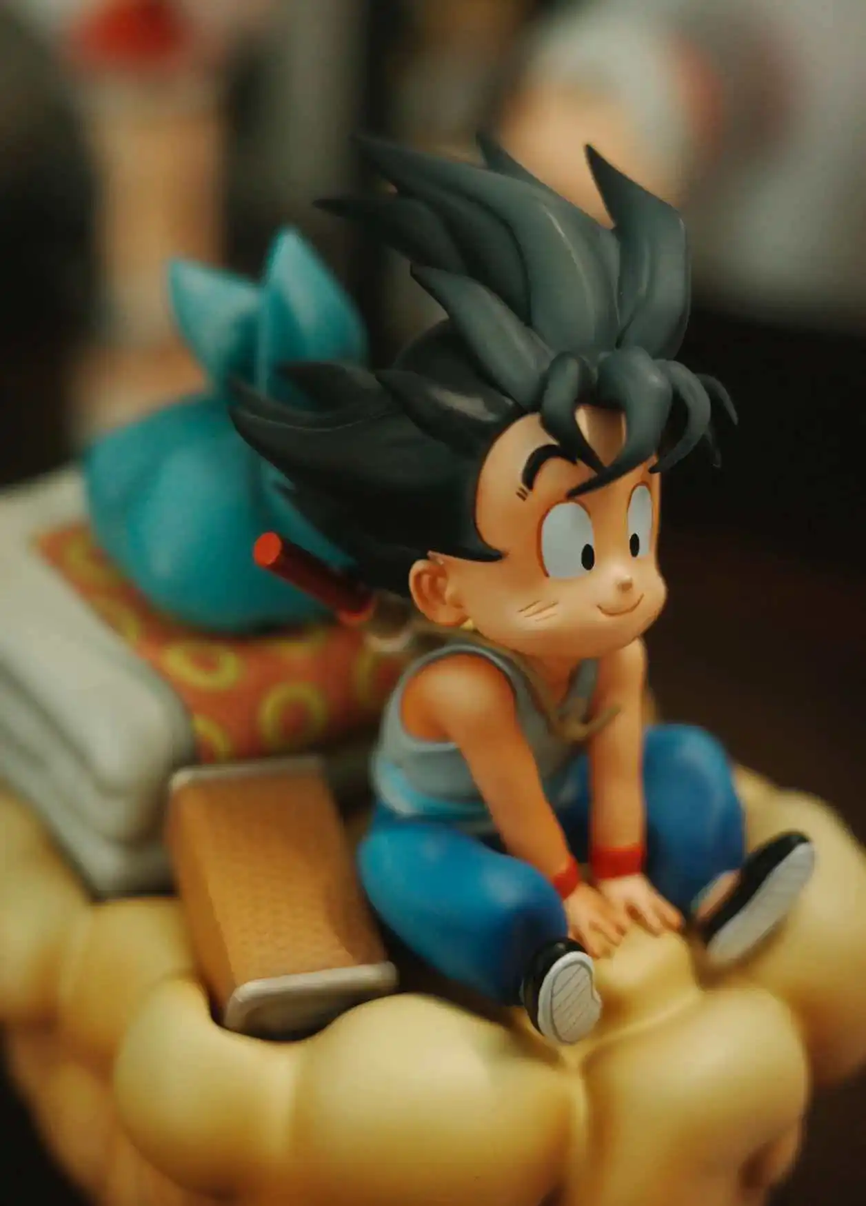 

New Pre Sale Anime Dragon Muscle Dance Cloud Goku Handmade Cute Desktop Ornament Collectibles Surprise Gifts For Fans