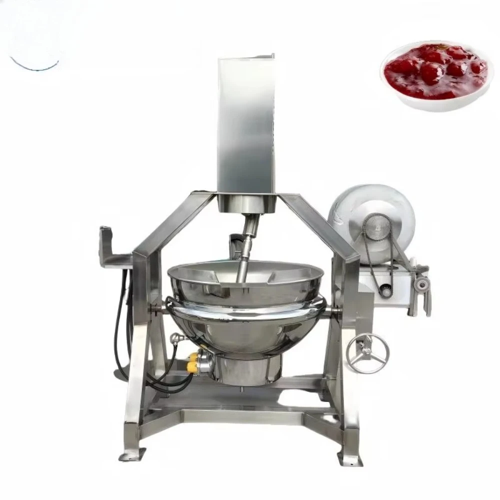 Industrial Automatic Fruit Jam Chili Sauce Porridge Making Machine Jam Cooking Mixer Machine