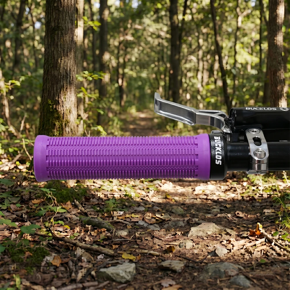BUCKLOS Fahrrad-Lenkergriffe Hochwertige Mountainbike-Griffe Rutschfeste Fahrradgriffe Stoßdämpfung Fahrradlenker Radzubehör – Detail 15