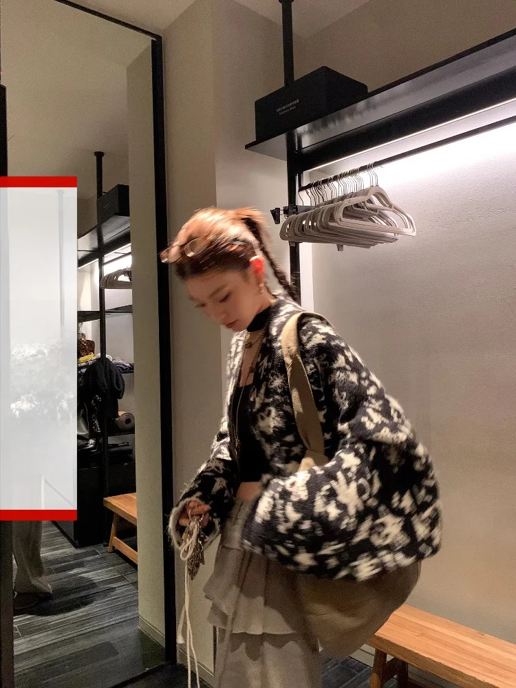 

Женский двусторонний вязаный свитер DULA: свободный, мягкий, осенний, утепленный, с длинными рукавами, для повседневной носки