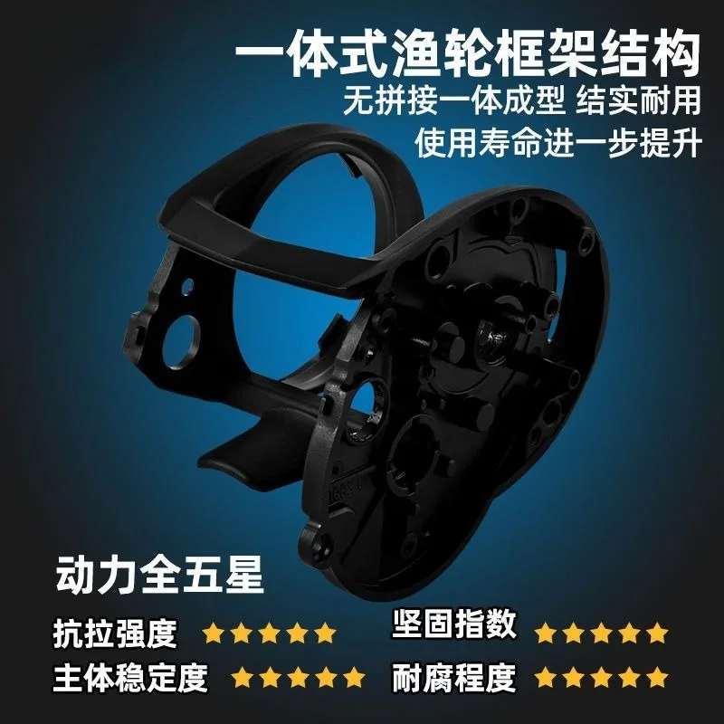2026 New Abu BMAX5 generation water drop wheel B5 ultra-light metal far-throw Luya wheel anti-explosion line micro-object univer