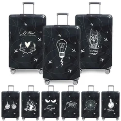 Stretch Fabric Luggage Protective Cover Dust Cover Anti-Scratch Suitcase Suit for 18-32 Inch Bag Travel Accessories