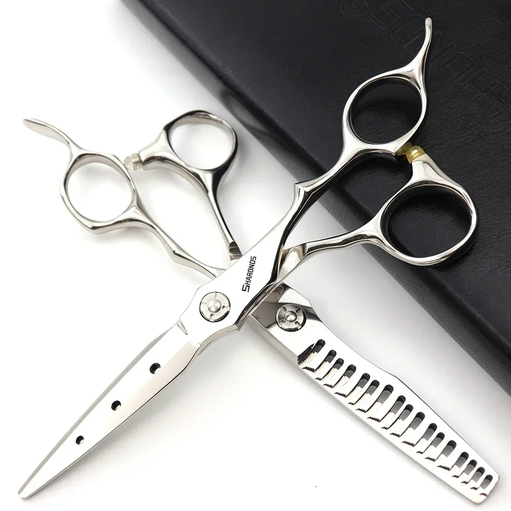 

SHARONDS Professional Hairdressing Scissors Hairdresser Dedicated Clippers 6 Inch Barber Thinning Shears Hair Cutting Tools