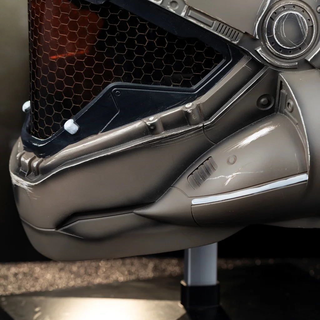 Xcoser Halo5 ODST Spartan Buck Helmet Cosplay Props Resin Replica for Adult Halloween Collections