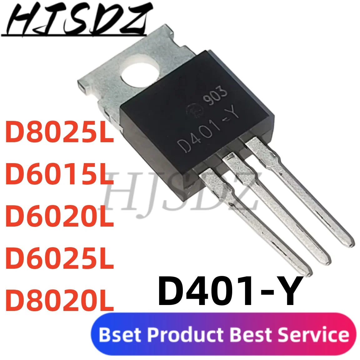 5pcs D8025L D6015L D401-Y D6020L D6025L D8020L TO220 MOS FET TO-220