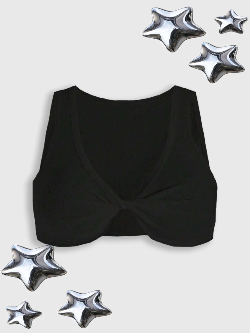 المرأة الأوروبية الأمريكية Instagram نمط فتاة ساخنة المتخصصة شخصية عميق الخامس مثير شاطئ البحر عطلة الأبيض تانك الأعلى