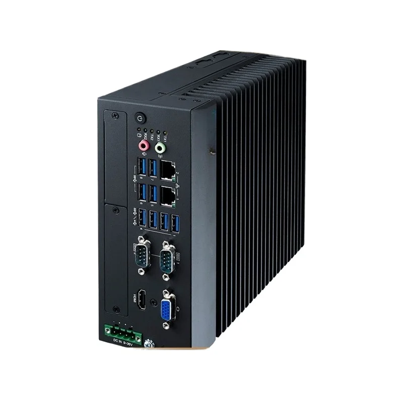 Fanless system industrial computer supports 12-13 generation CPU industrial computer server