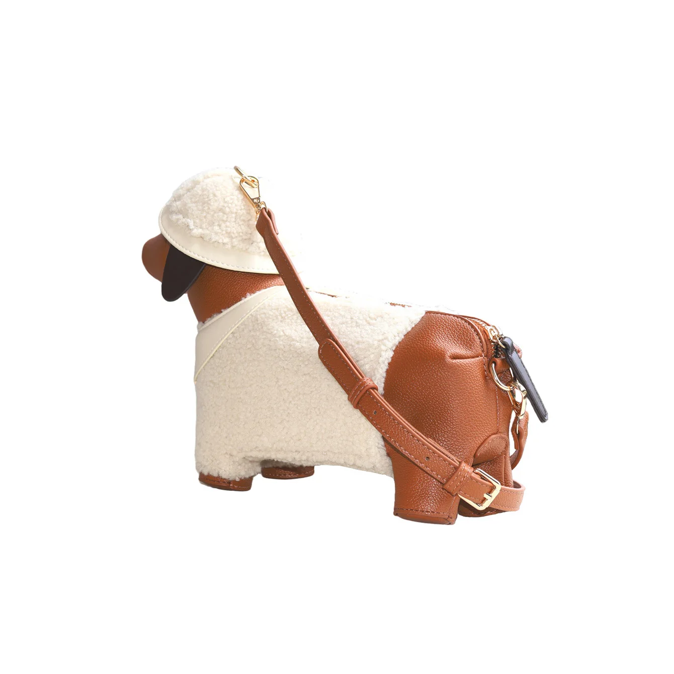 Geldbörsen und Handtaschen für Damen, Designer-Umhängetasche aus Leder, niedliche Hundeform, Abendparty-Tasche, Damentasche – Detail 29