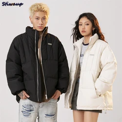 Female Short Goose Down Padded Jacket Men White Fashion Unisex Coat Woman Winter 2023 Lightweight Padded Women's Luxury Jackets