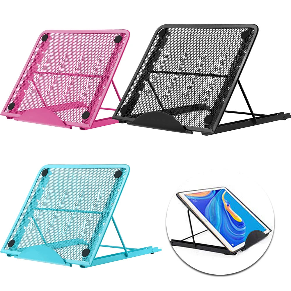

6-Angle Adjustable Metal Stand - Foldable & Non-Slip for A3/A4 LED Light Pads/Diamond Painting, Portable Tracing Holder
