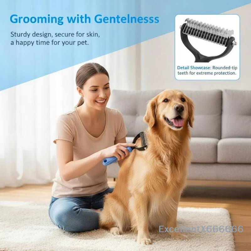 Pet Deshedding Brush Reduce Fl - đánh giá và giá Hair Care Long Hair
