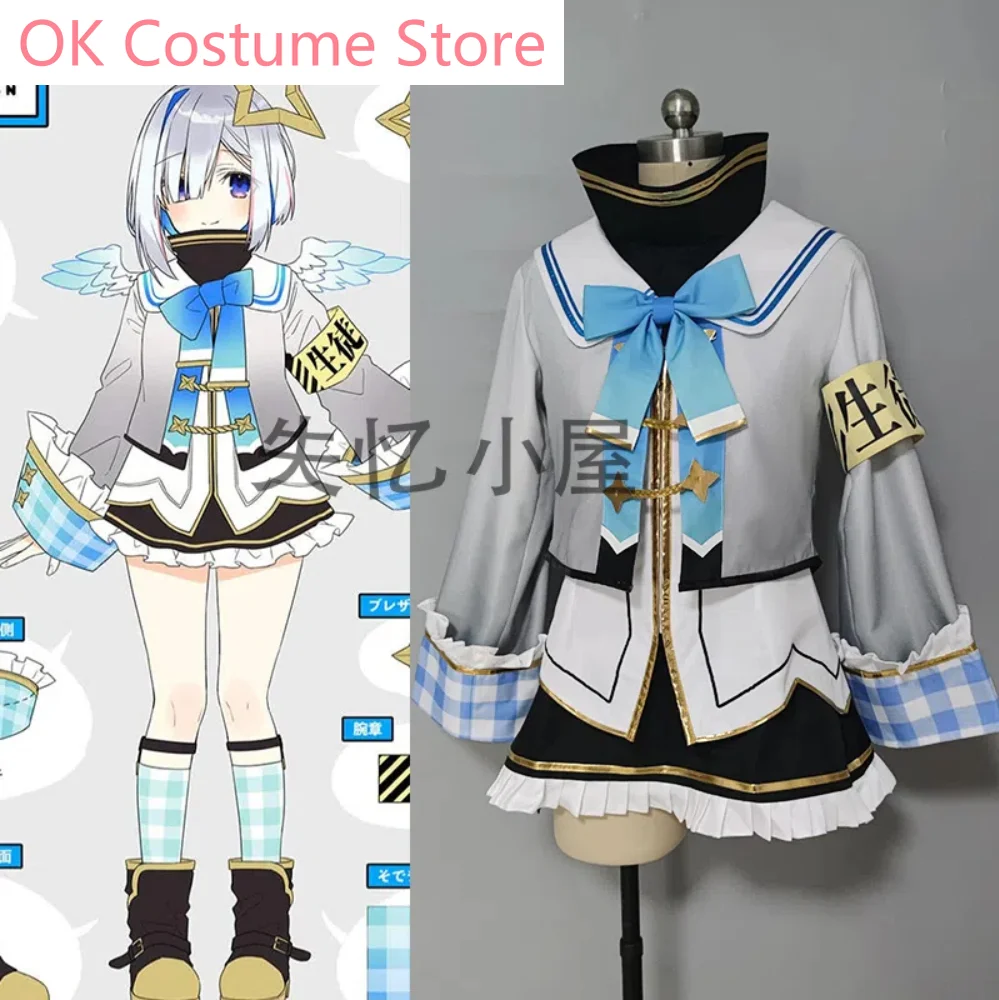 Vtuber Amane Kanata Hololive Customize Mufti Cosplay Costume Cos Game Anime Party Uniform Hallowen Play Role Clothes Clothing