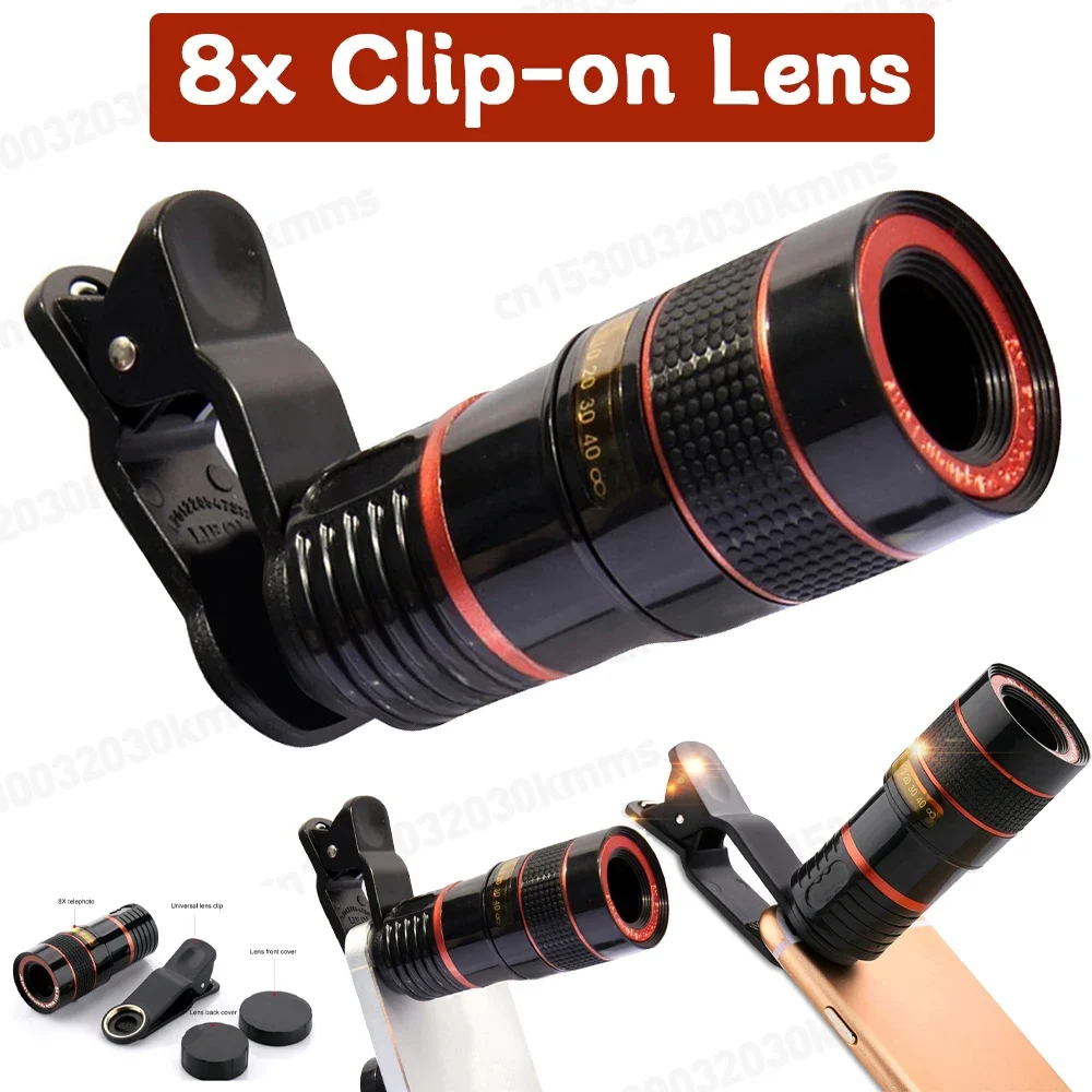 8X Zoom Phone Lens …