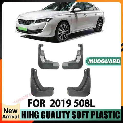 For 2019-2021 Dongfeng Peugeot PEUGEOT 508L Car Front and Rear Wheel Special Fender Splash Protection Device Suitable