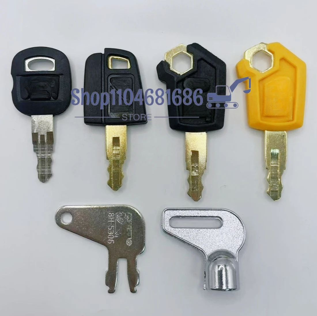 

10 шт. 5P8500 8H-5360 запуск и дверной замок, высококачественный ключ для экскаватора Caterpilllar Cate, бульдозера-погрузчика