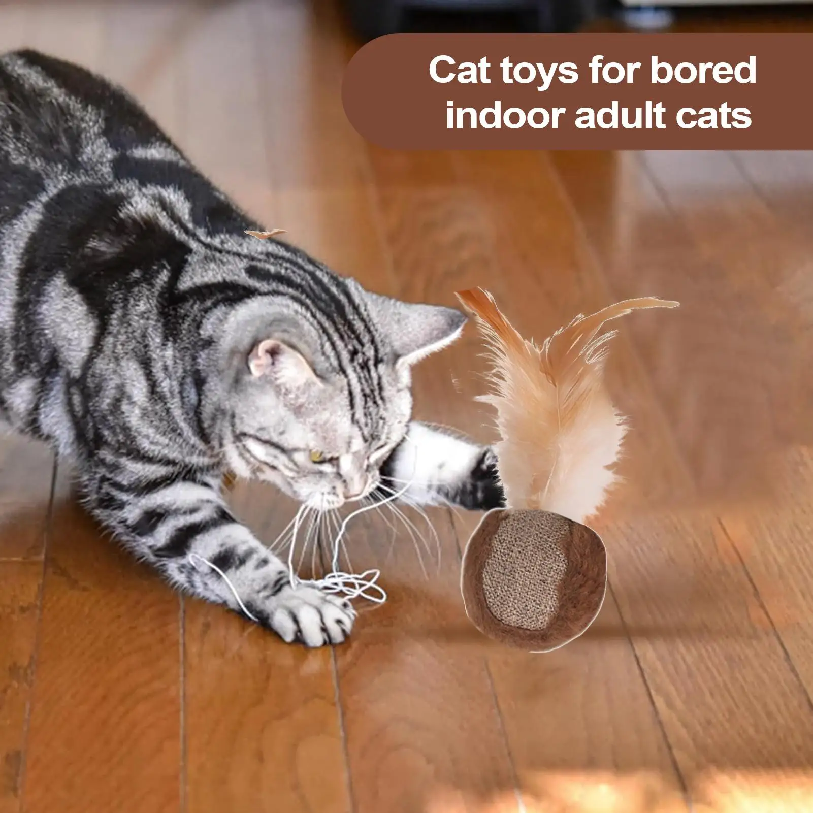 

Catnip Toys for Cats Plush Cat Chew Toys Enrichment Game Pet Supplies for Post-Meal Activity Training Alone Time Boredom