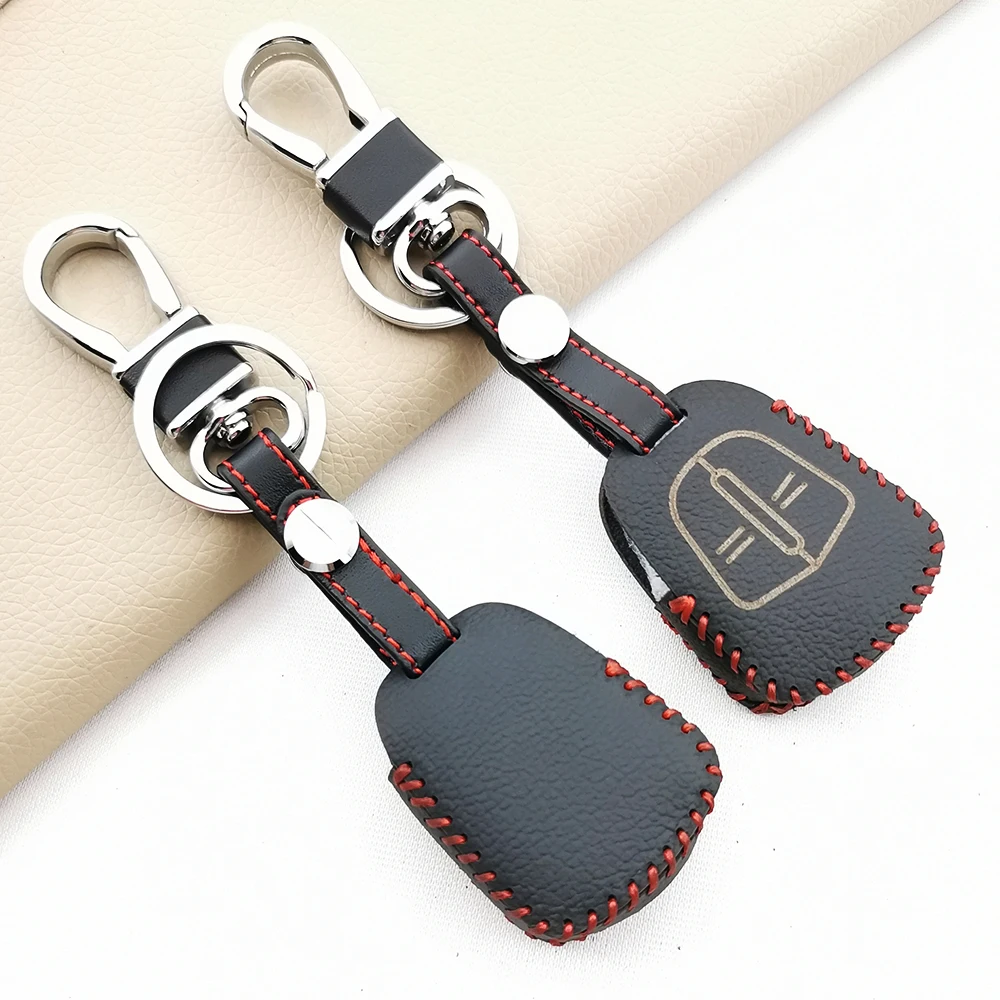 Leather Key Case Cover For Vauxhall /Opel Corsa D Meriva Signum Vectra Zafira ASTRA H Agila Holder Remote Shell Auto Accessories