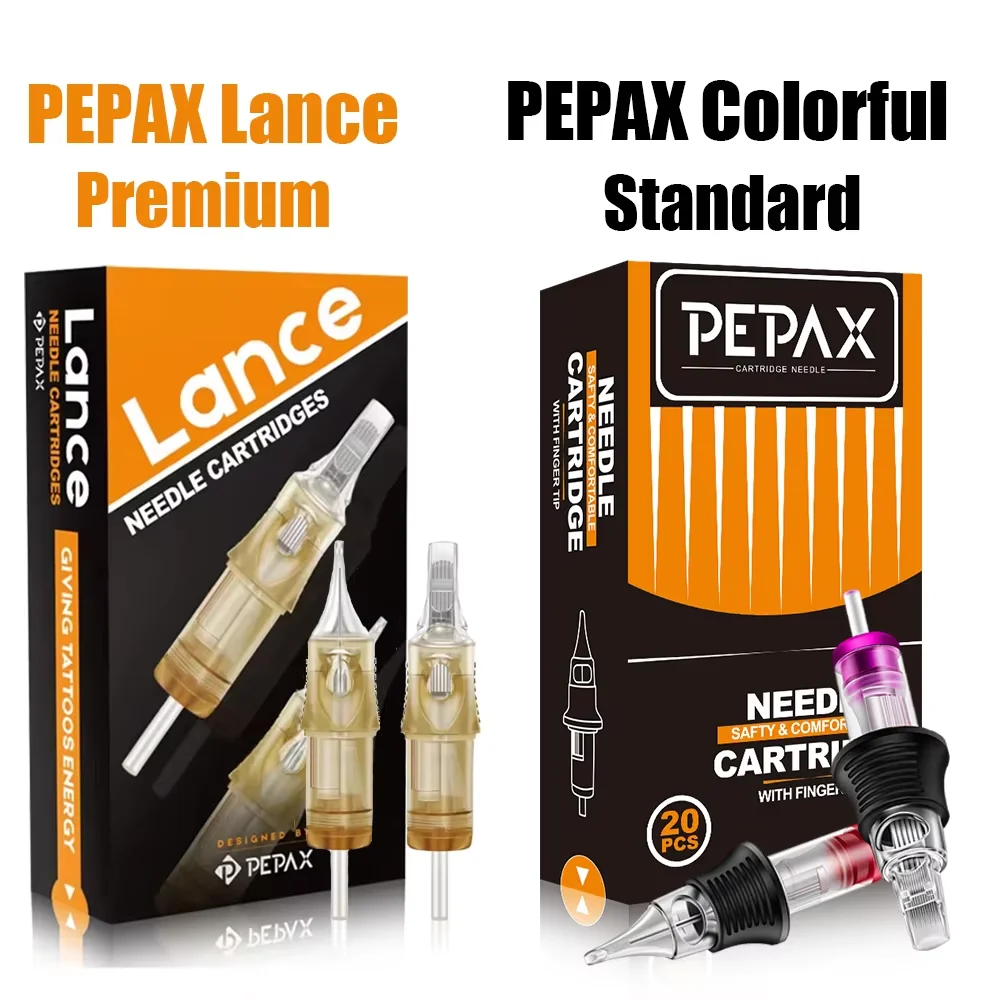 

20 шт. PEPAX иглы для картриджей для татуировки RL RS CM MG стерилизация картриджей для перманентного макияжа машина ручка поставка игл