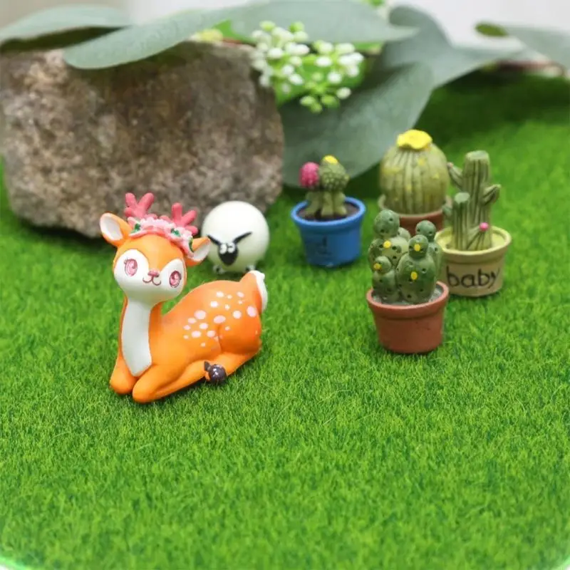 Artificial Grass Panels for Table Display, DIY Scenes and Home Styling 55KF