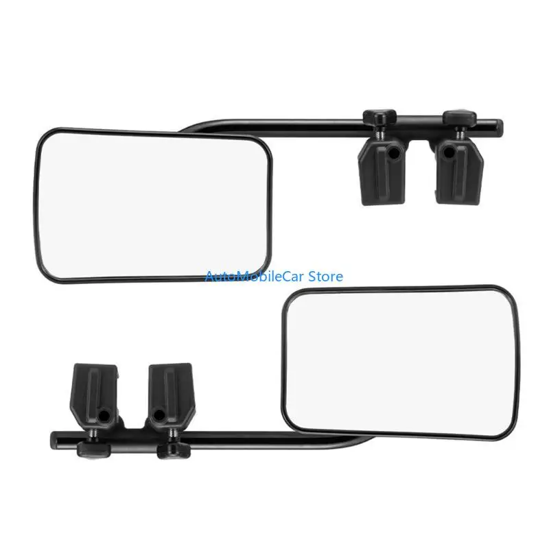 G8TE 1 Pair Trailer Clip on Towing Mirror Extensions Wing Mirror for Car Motorhomes Side Mirror Extenders Rear View Mirror