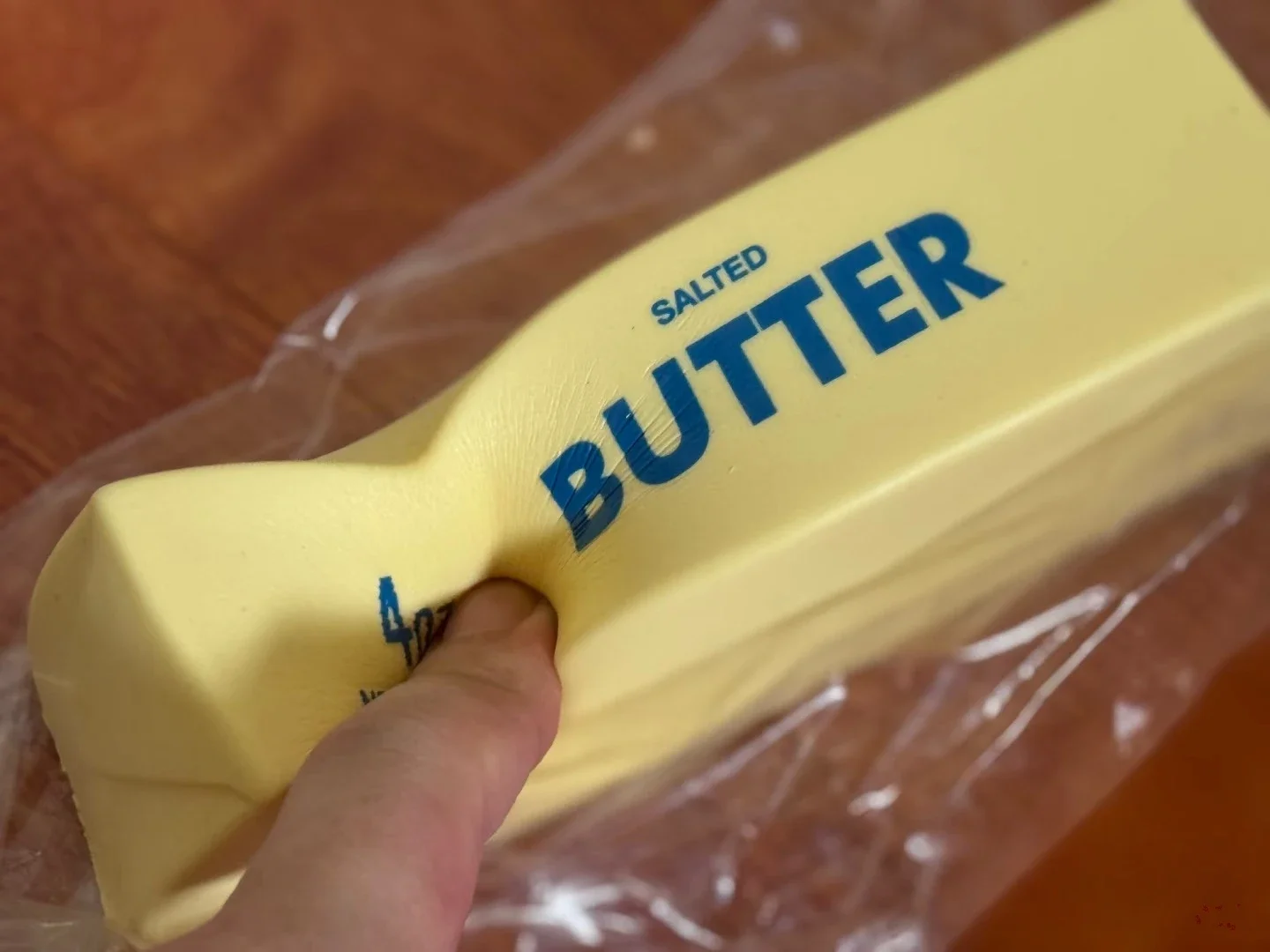 1 قطعة ضد الإجهاد زبدة عصا الإجهاد والقلق الإغاثة ألعاب متململة بطيئة ارتفاع اسفنجي ضغط مطاطا الجبن عصا المزحة اللعب