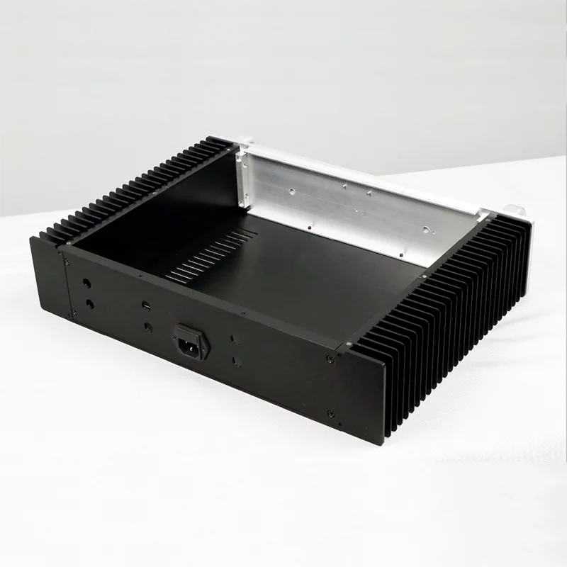 Imagem -06 - All-aluminum Chassis do Amplificador de Potência com Interruptor do Punho Faça Você Mesmo Amplificador de Áudio Case Escudo 430*90*308 mm