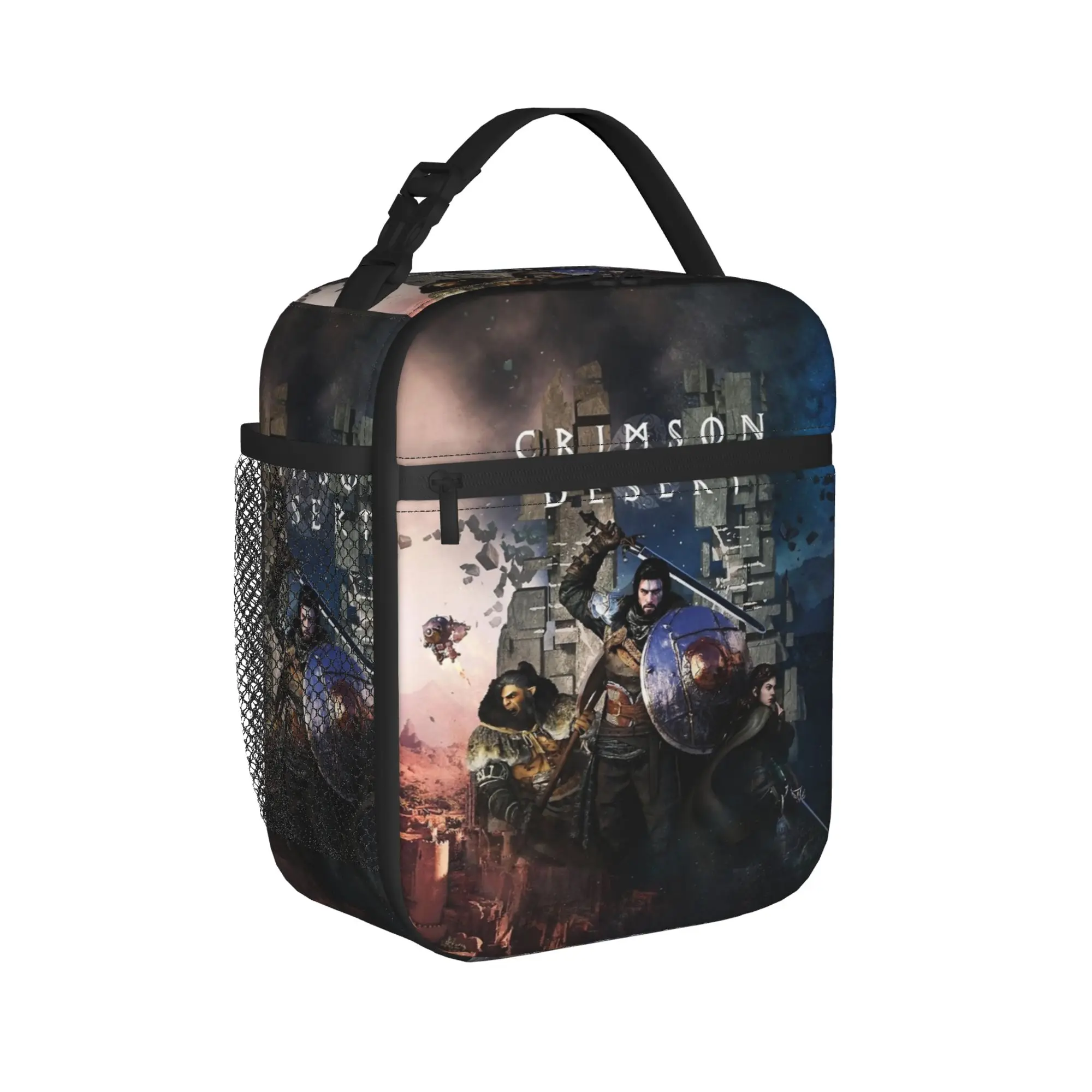 Crimson Desert Video Game Insulated Lunch Bag High Capacity  Meal Container Thermal Bag Tote Lunch Box Beach  Picnic Men Women